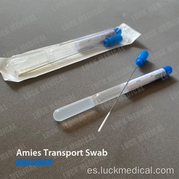 SwaB de transporte de espécimen de plástico